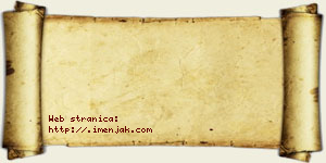 Jasmina Džaković vizit kartica